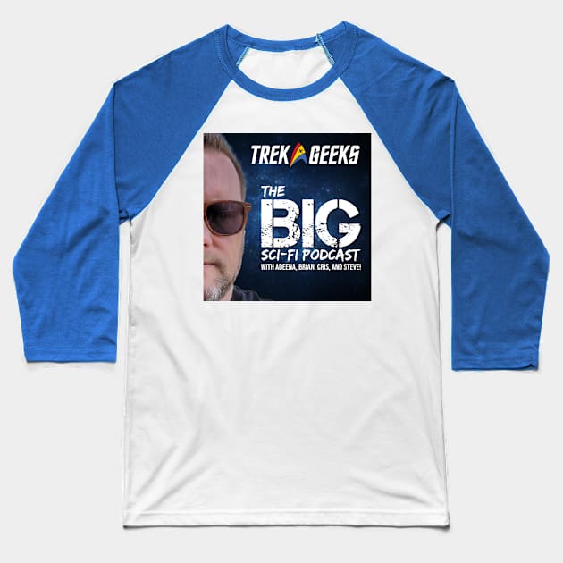 The Pastor Baseball T-Shirt by The BIG Sci-Fi Podcast